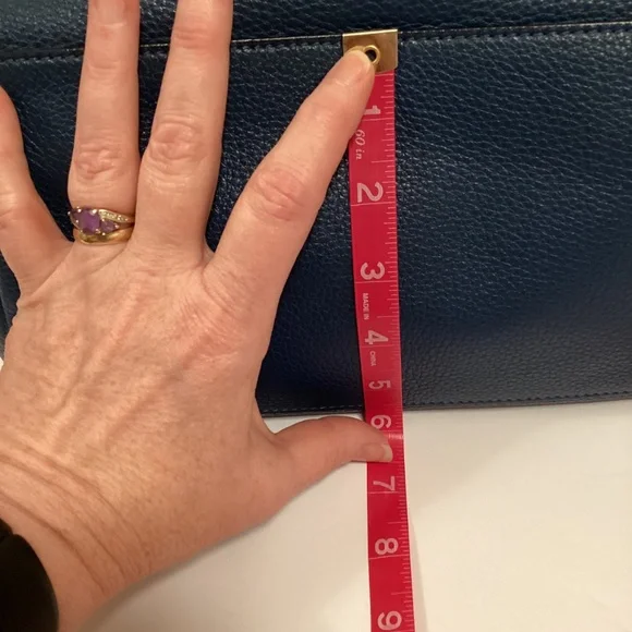 EUC Tory Burch Blue Hobo Bag - Picture 15 of 16